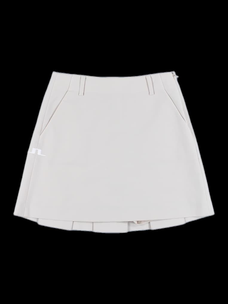 로고 A라인 스커트