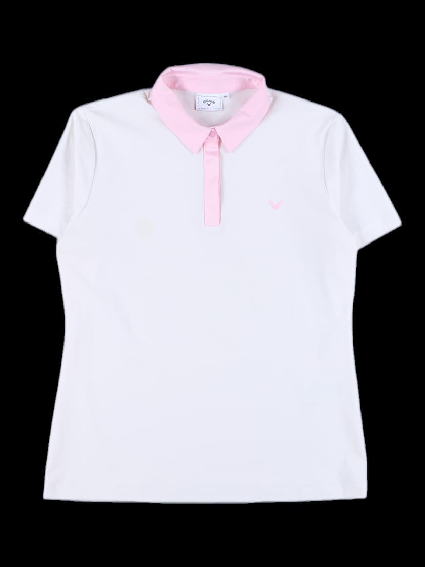 카라 배색 티셔츠