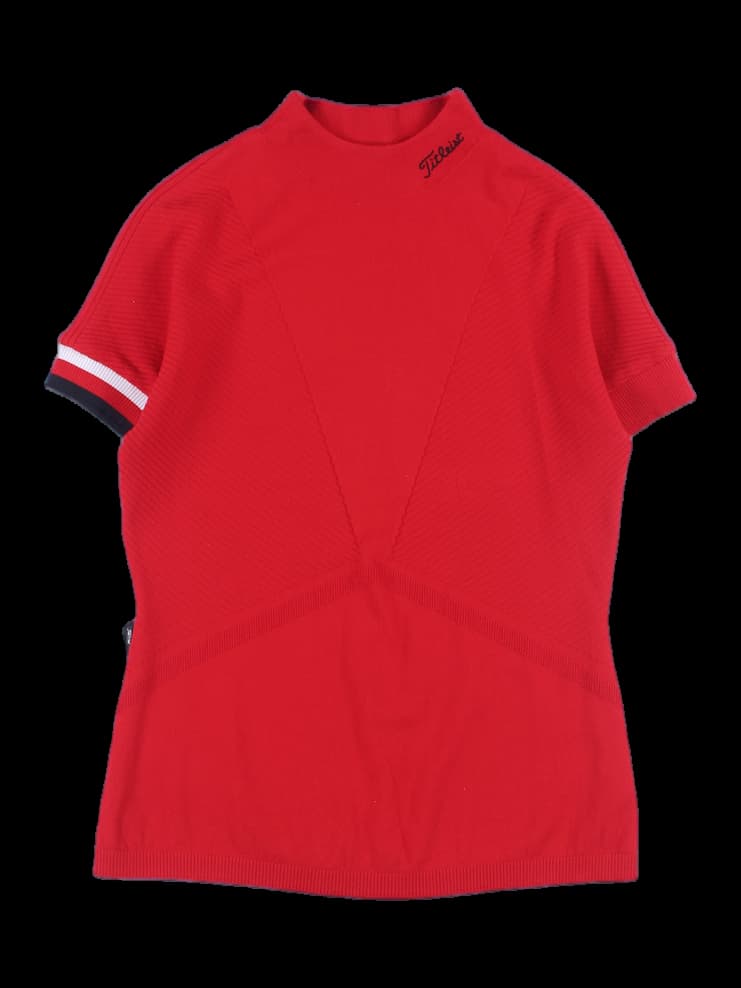 반목 앞판 니트 티셔츠