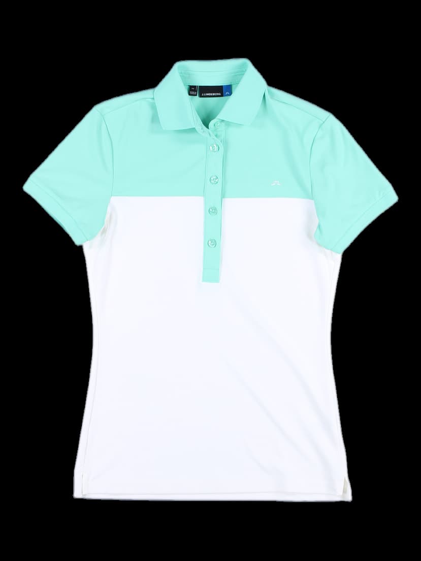 컬러 포인트 반팔 카라티