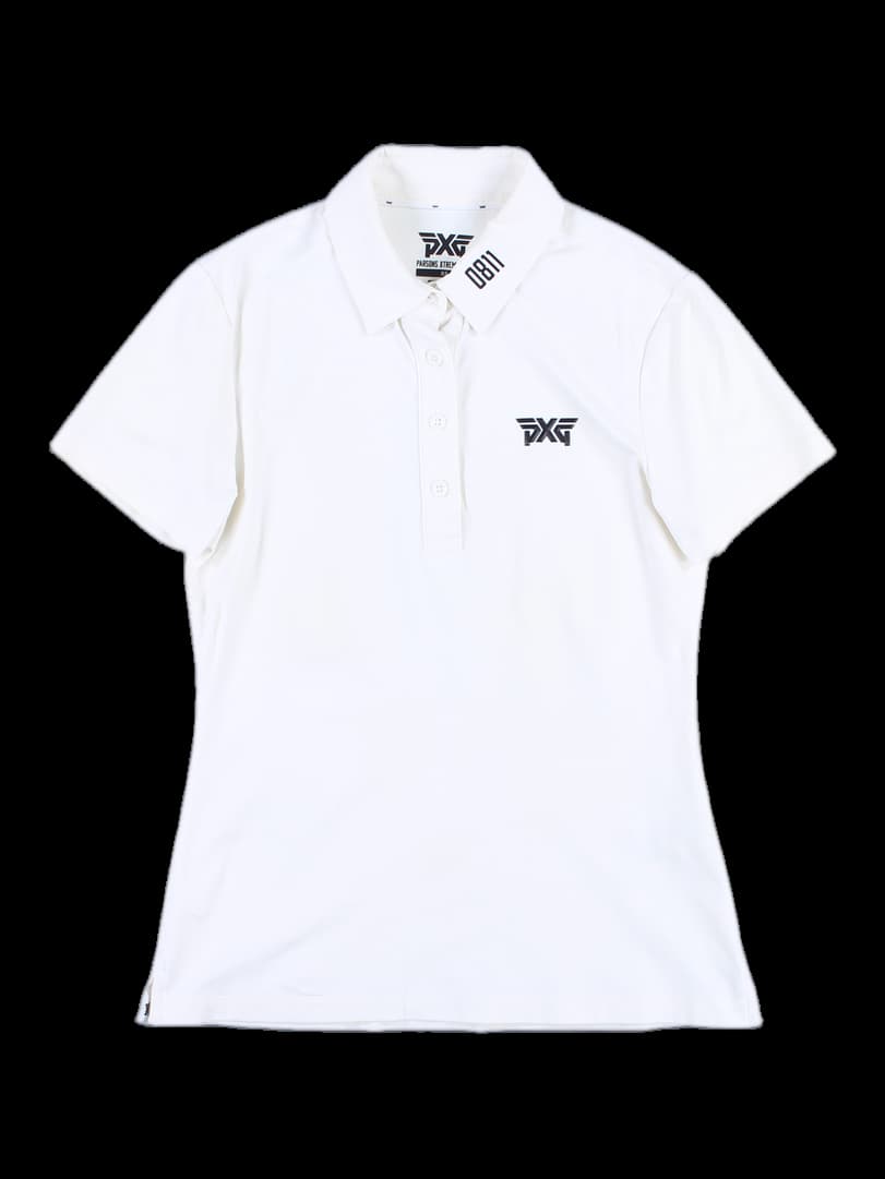 로고 포인트 반팔 카라티