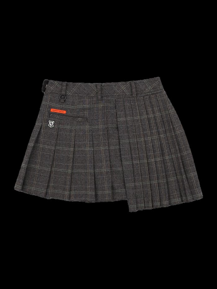 플리츠 큐롯 스커트