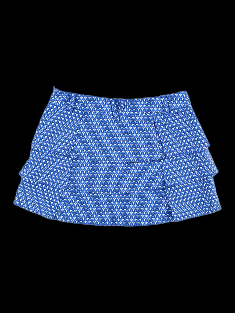 레이어드 패턴 스커트