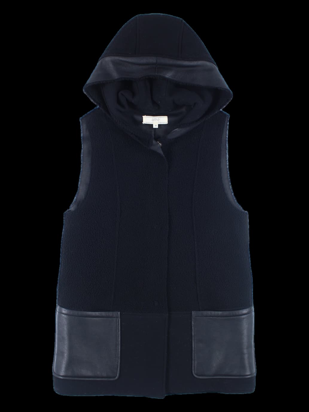 레더 후리스 자켓