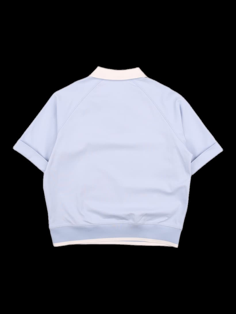 로고 반팔 카라 티셔츠