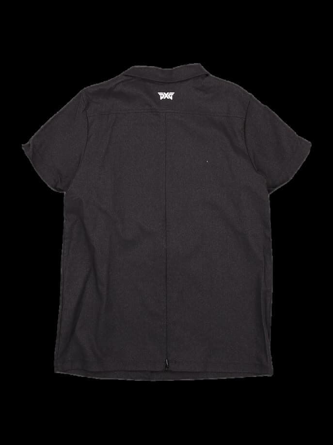 로고 반팔 카라 티셔츠