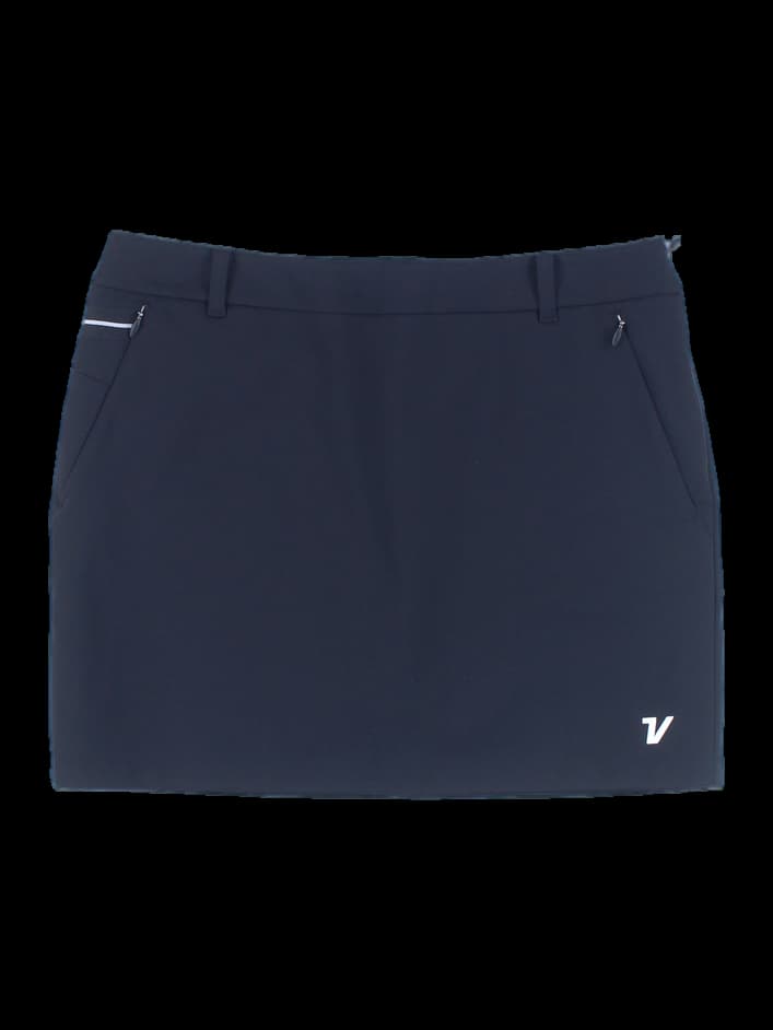 로고 포인트 베이직 스커트