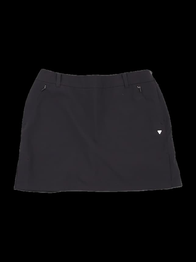 로고 포인트 베이직 스커트