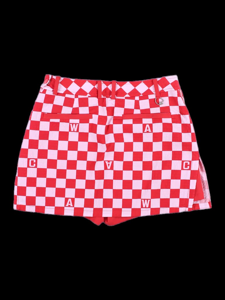 패턴 골프 스커트