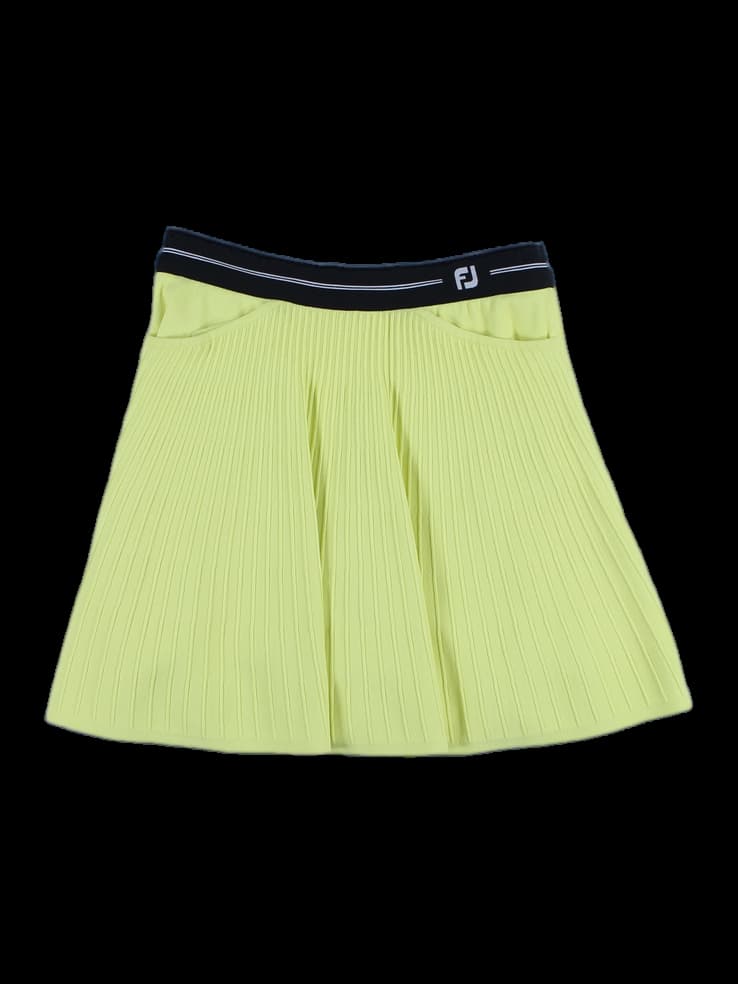 밴딩 니트 A라인 스커트