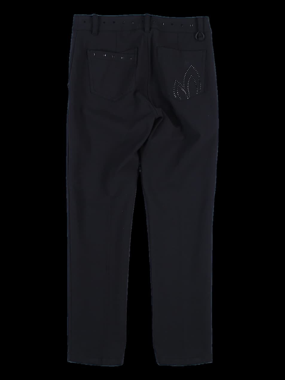 허리 스터드 장식 팬츠