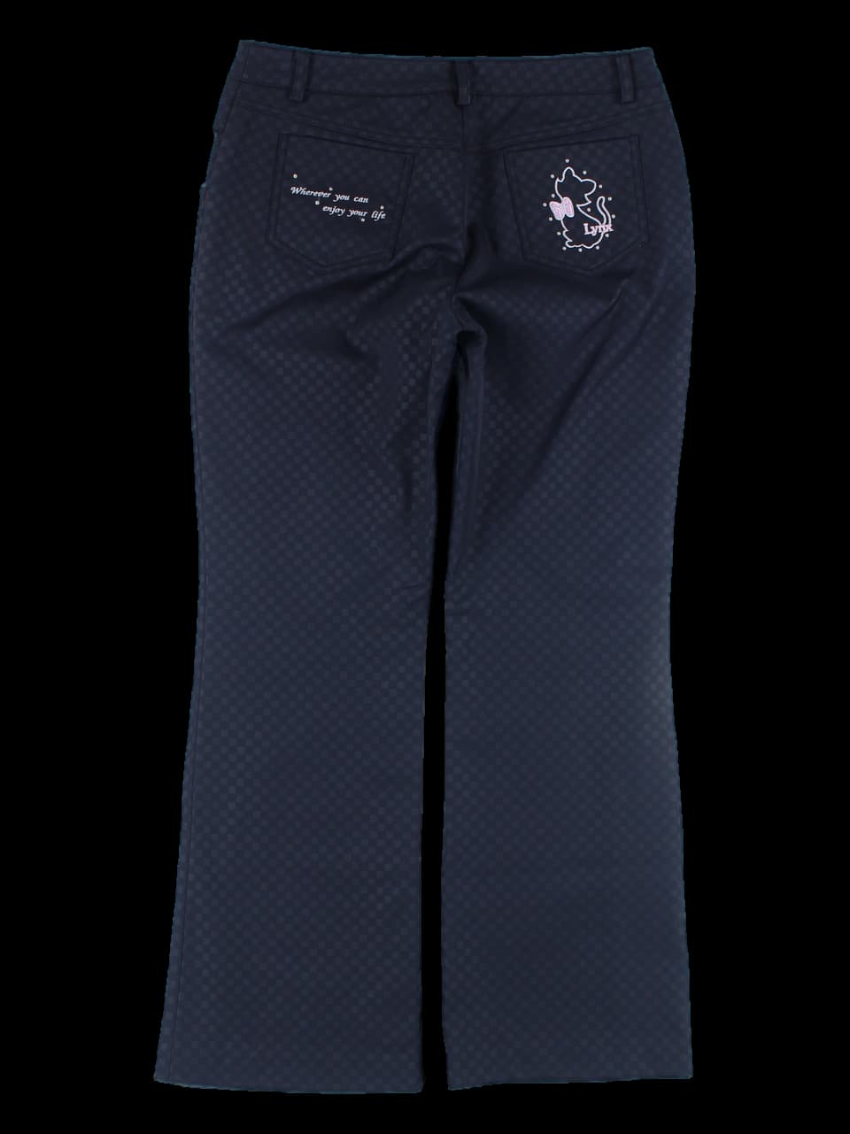 패턴 기모 긴바지