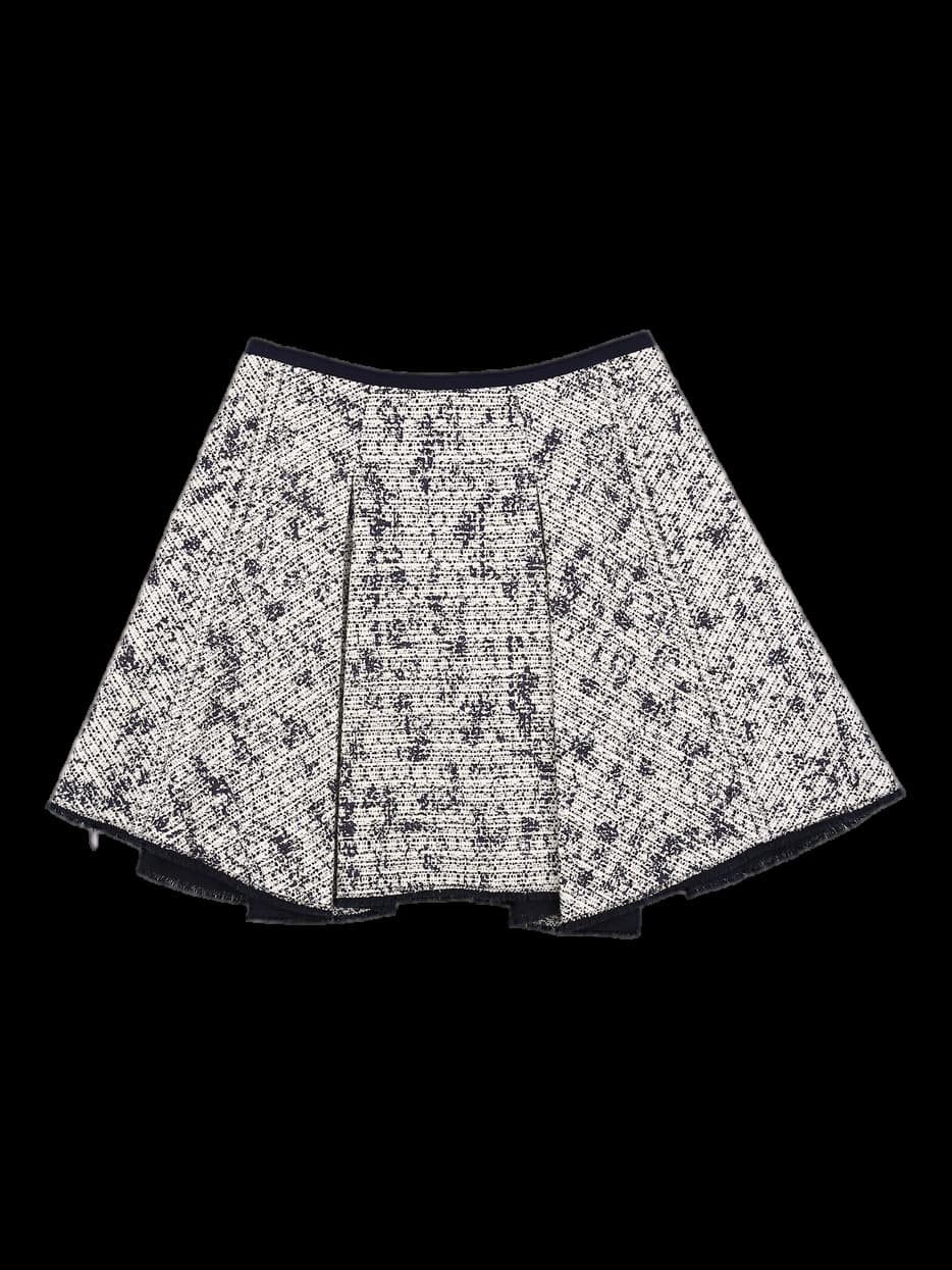 트위드 프릴 스커트