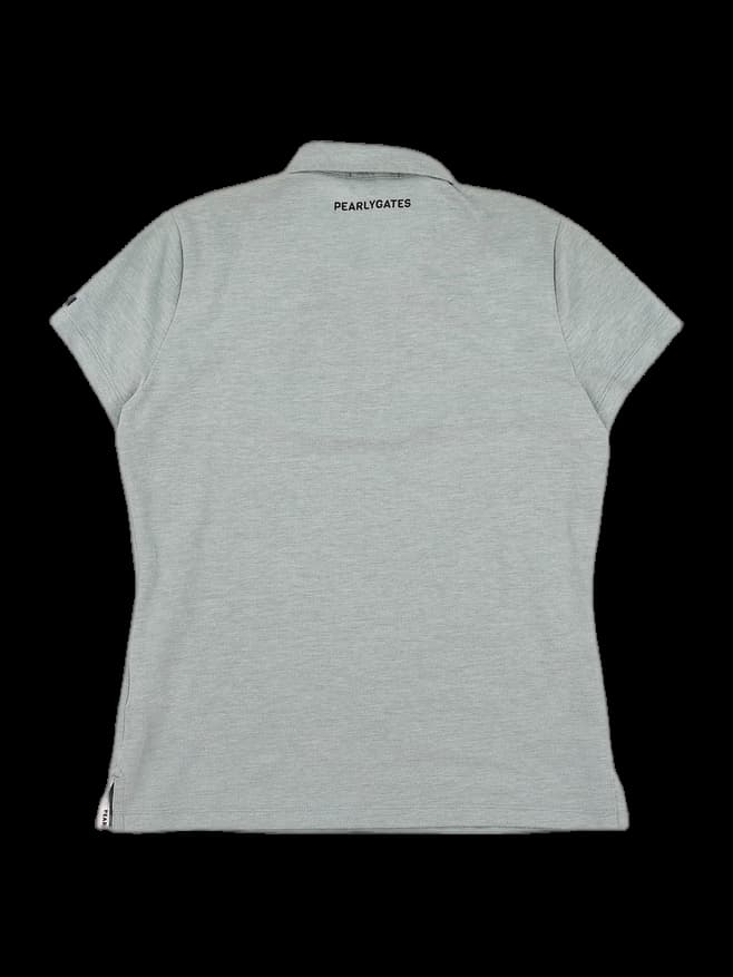 슬릿 카라 반팔 티셔츠