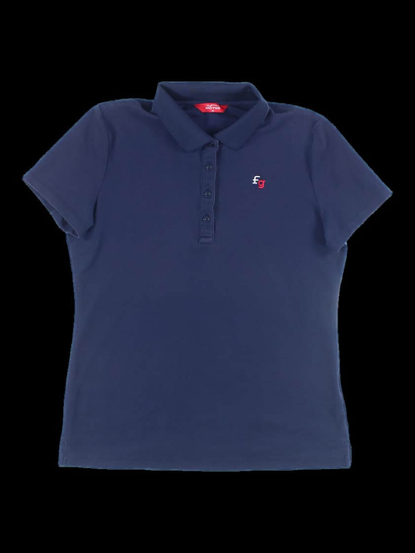 슬릿 카라 반팔 티셔츠