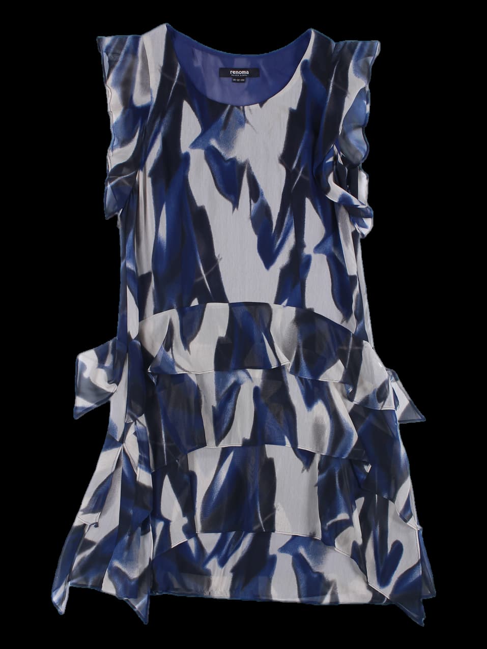 패턴 프릴 원피스