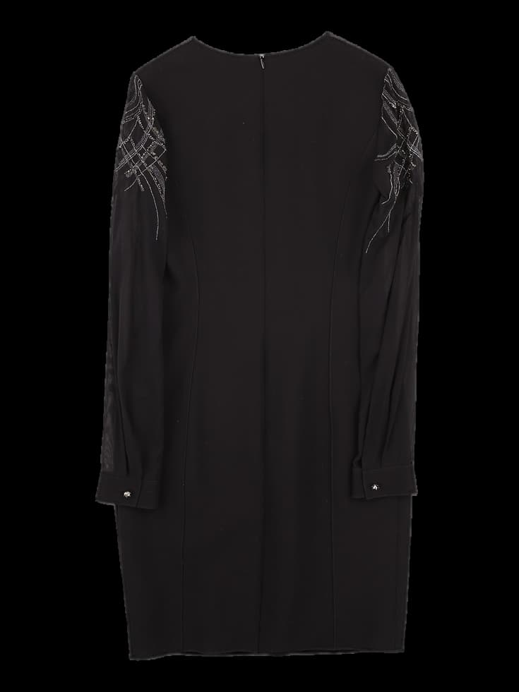 비즈 절개 원피스