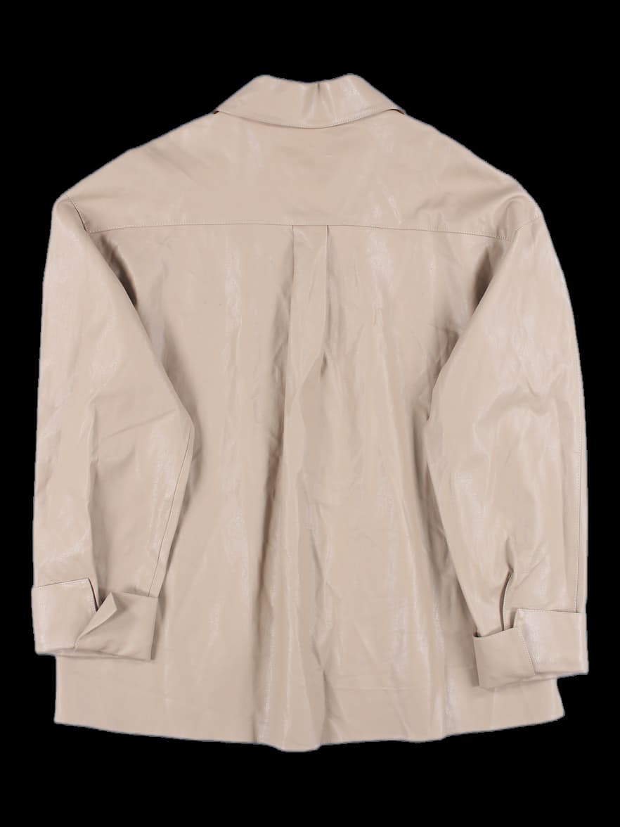 가죽 긴팔 셔츠