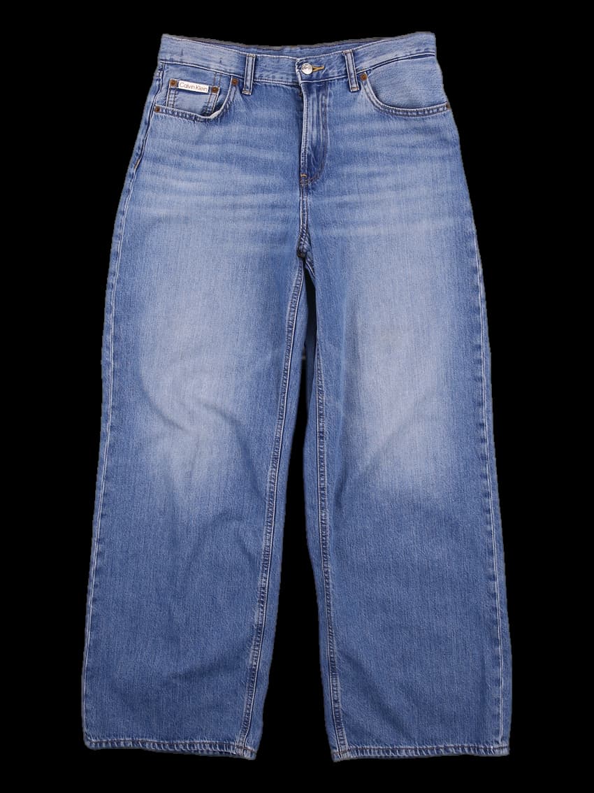 로우라이즈 데님 팬츠