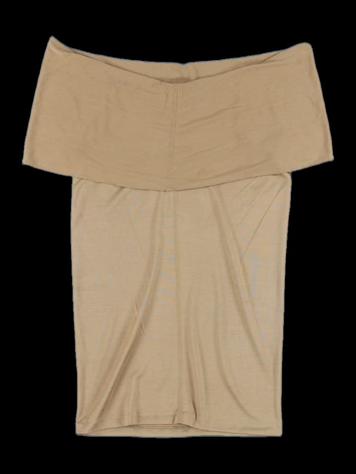 오프숄더 슬리브리스 티셔츠