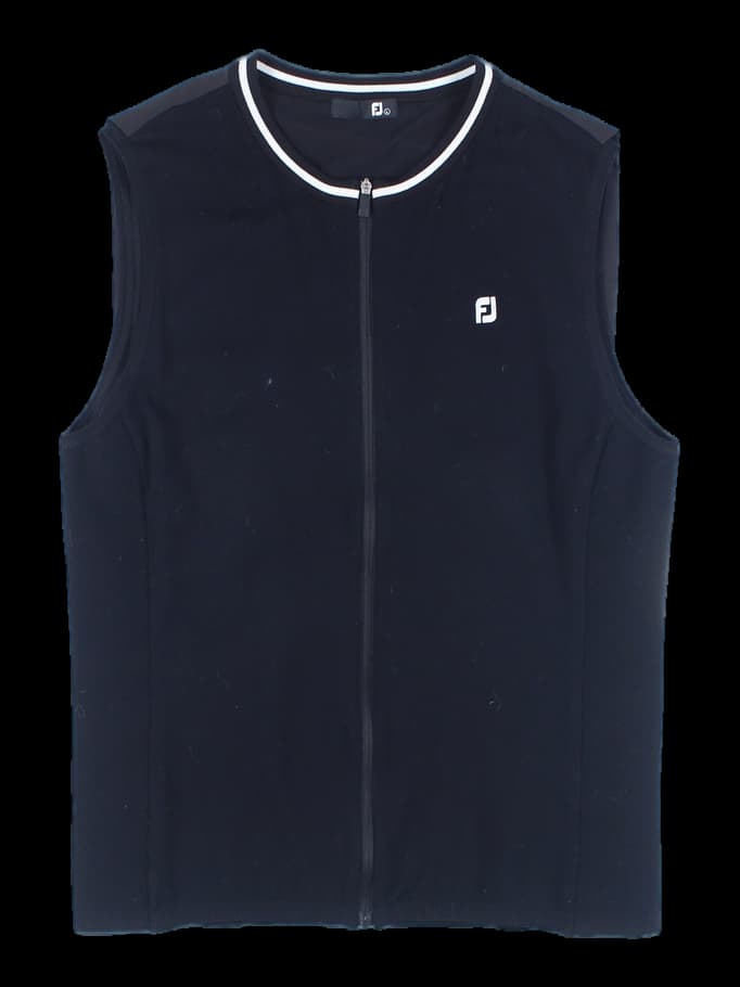 매쉬 집업 베스트 점퍼