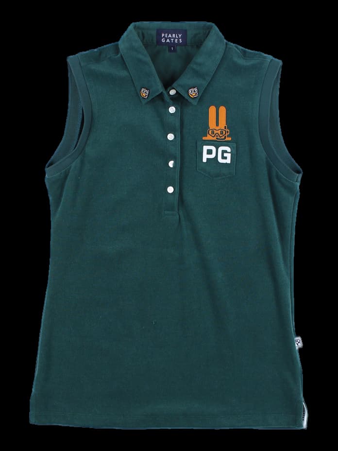 테리 카라 슬리브리스 티셔츠