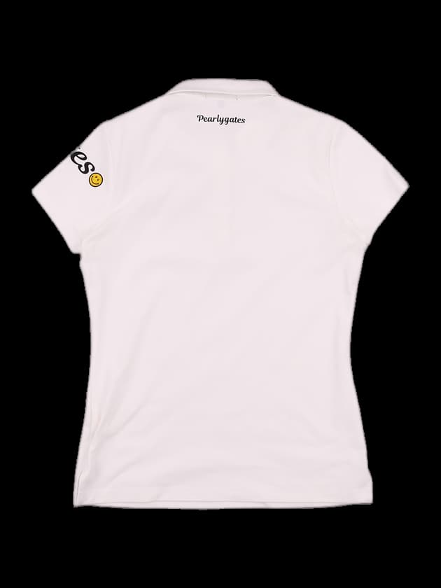 카라 슬릿 반팔 티셔츠