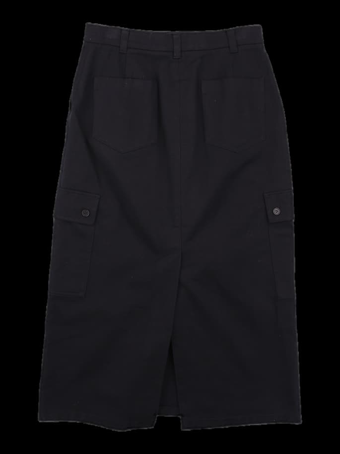 포켓 뒷트임 스커트