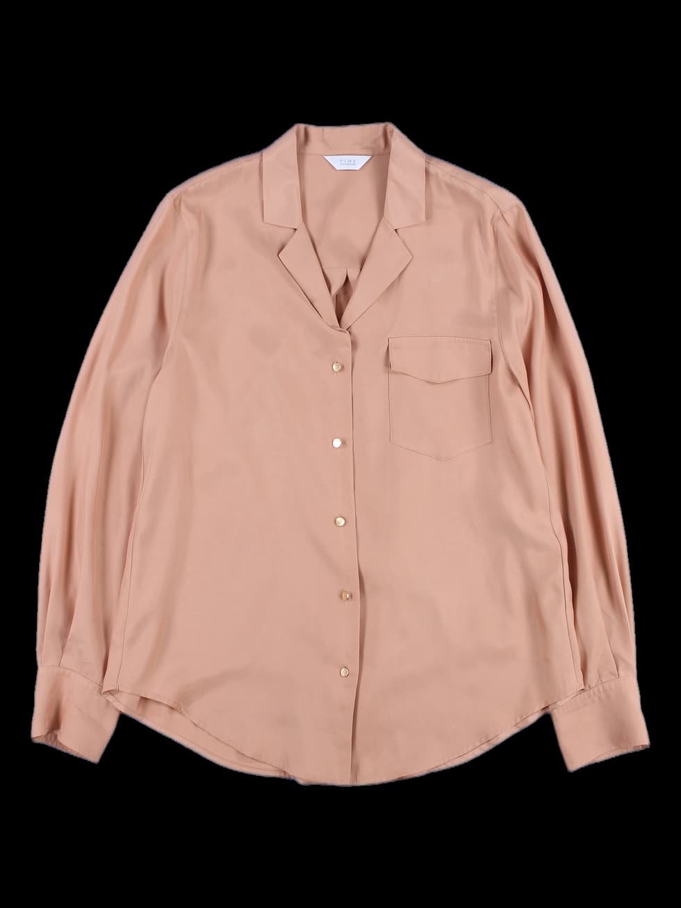 카라 루즈핏 블라우스