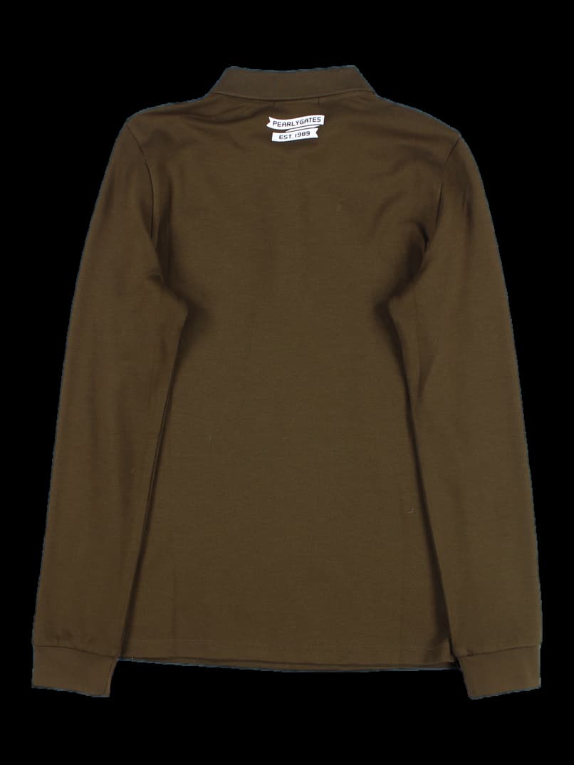 기모 카라 긴팔 티셔츠