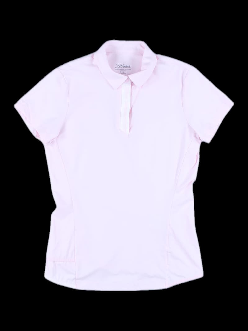 로고 포인트 반팔 카라티