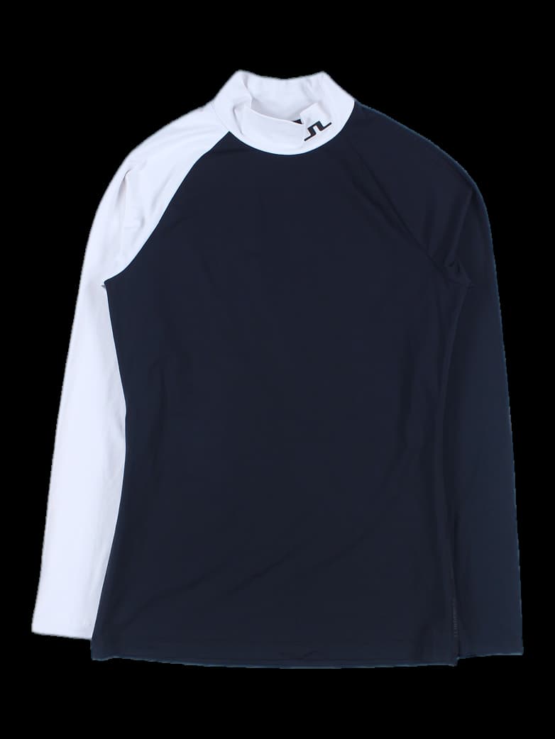 컬러 포인트 반목 긴팔티