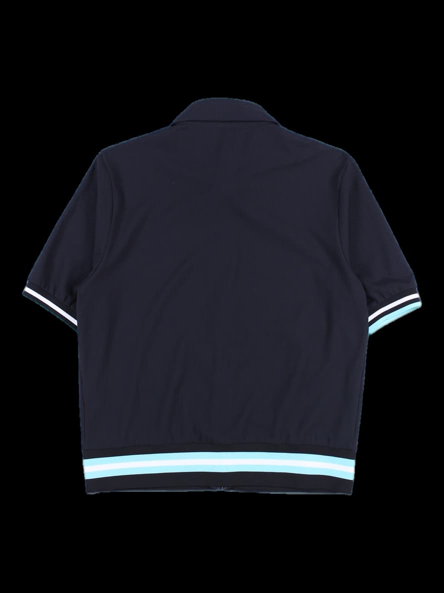 반팔 카라 집업 자켓