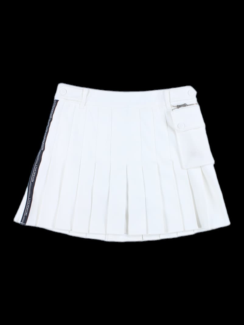 핀턱 주름 스커트