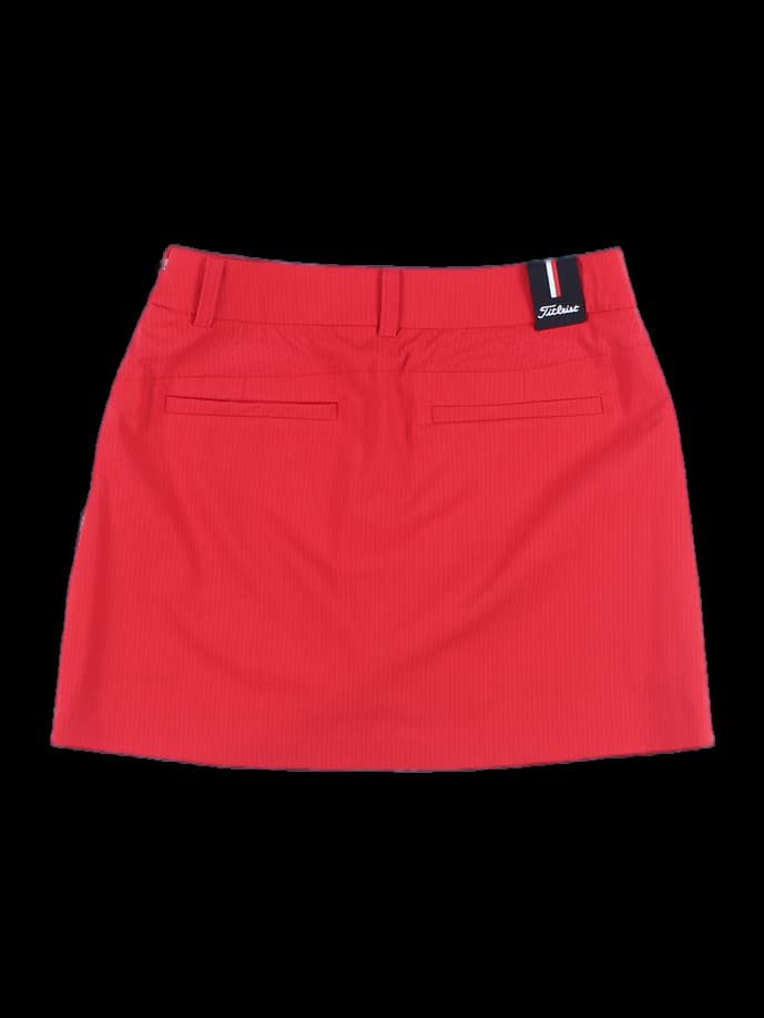 스트라이프 플리츠 스커트