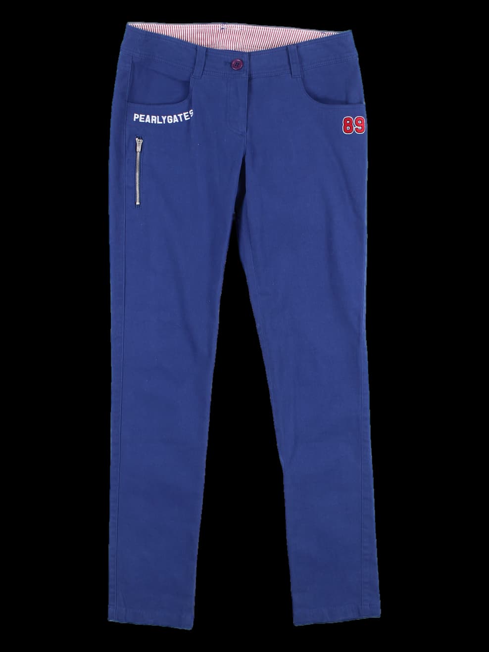 로고 자수 포인트 팬츠