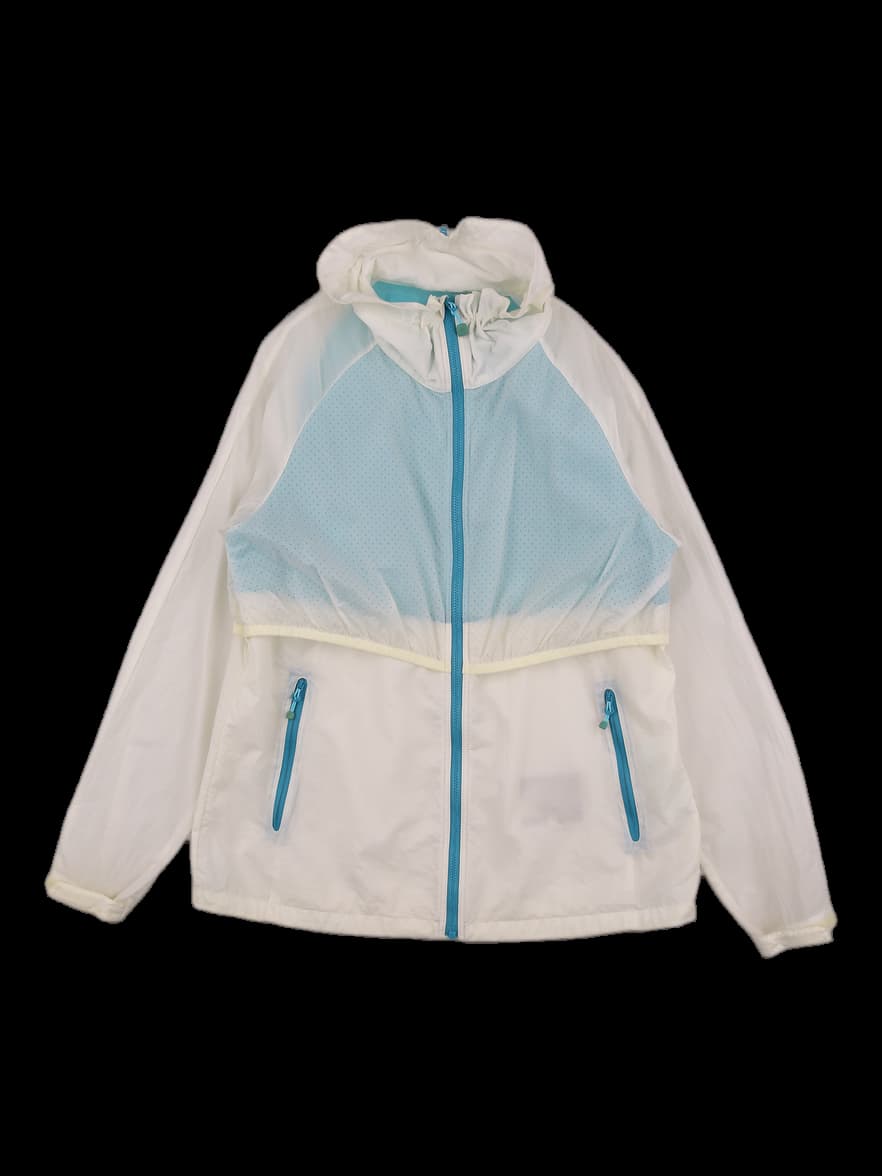 컬러 포인트 집업 바람막이 점퍼