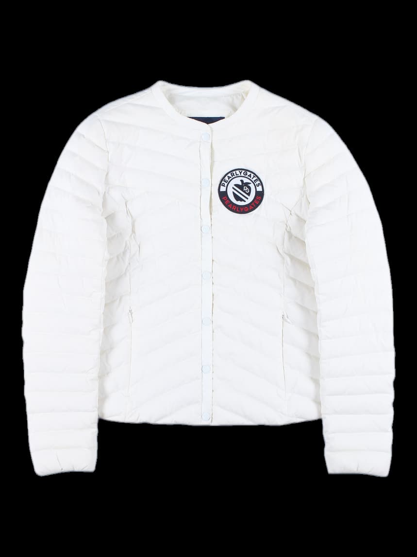 라운드넥 패딩 점퍼