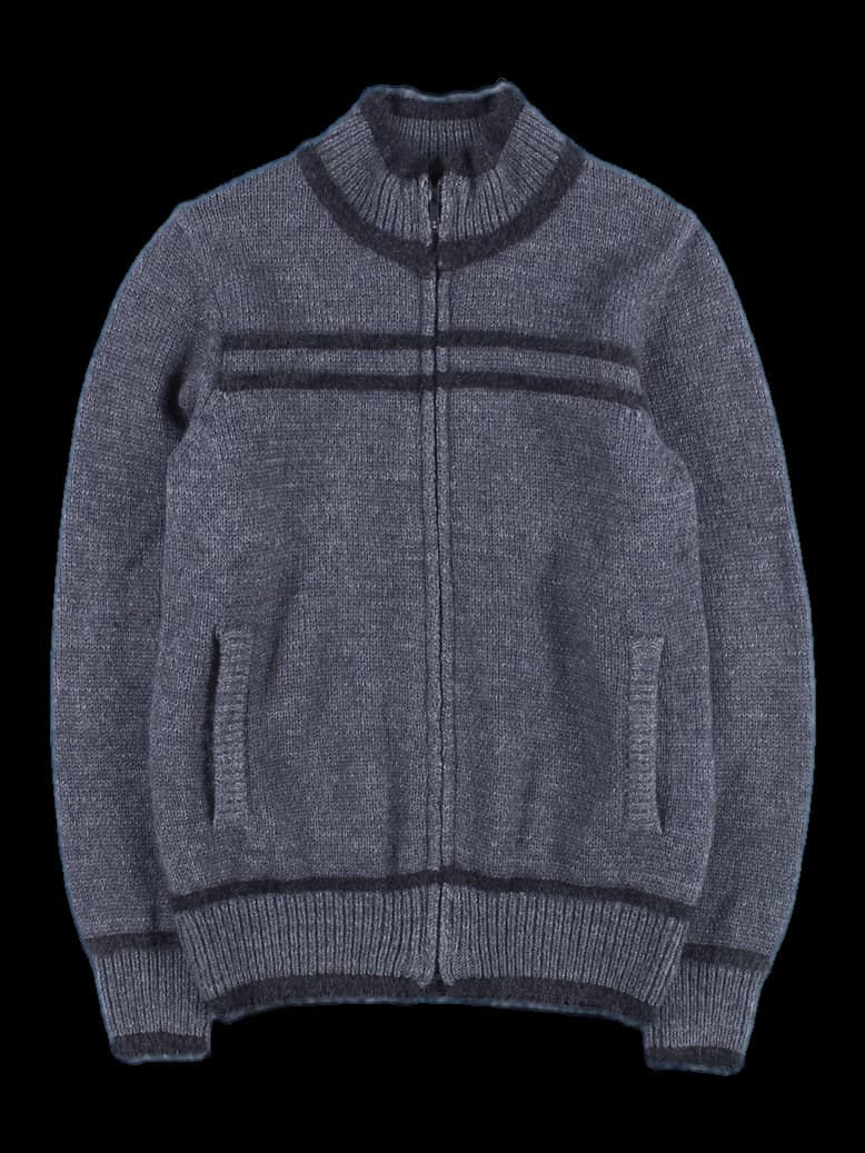 니트 집업 가디건