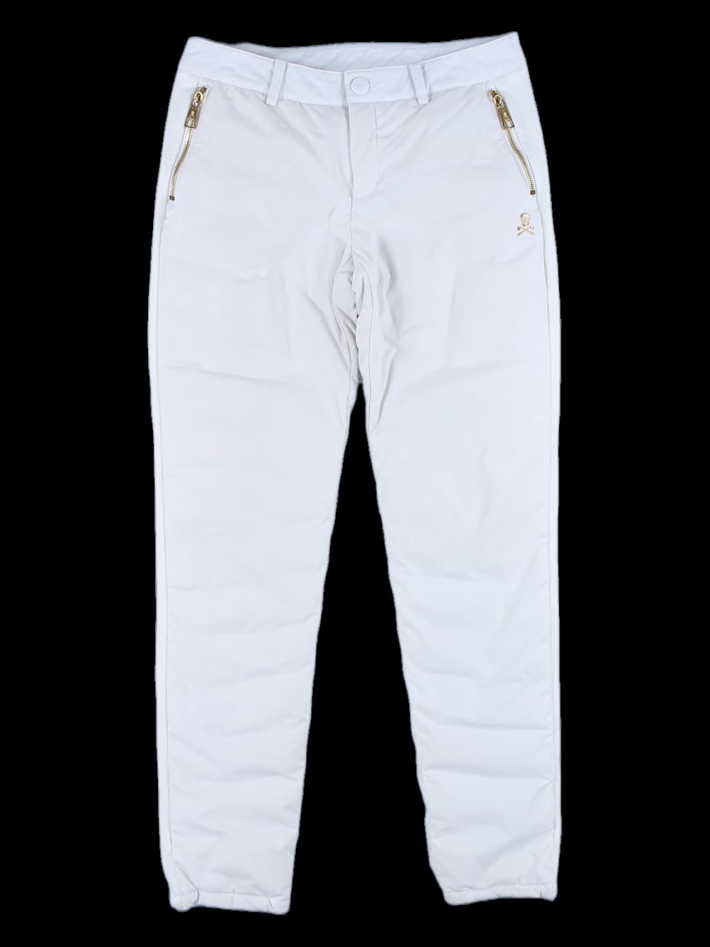 지퍼 포인트 패딩 바지