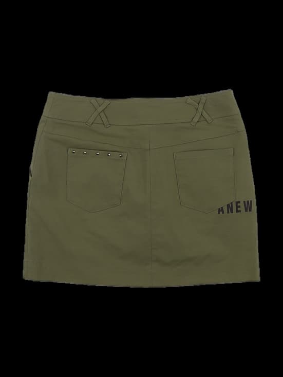 면 골프 스커트