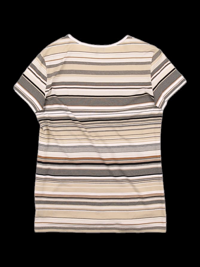 스트라이프 베이직 티셔츠