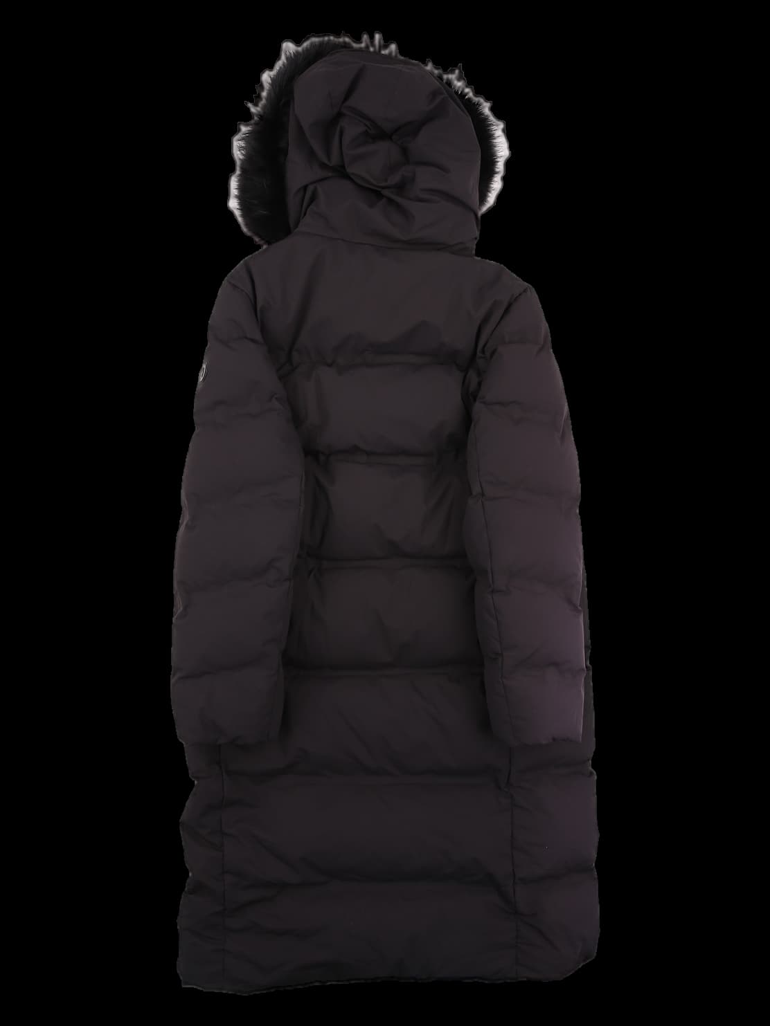 퍼 후드 롱 패딩