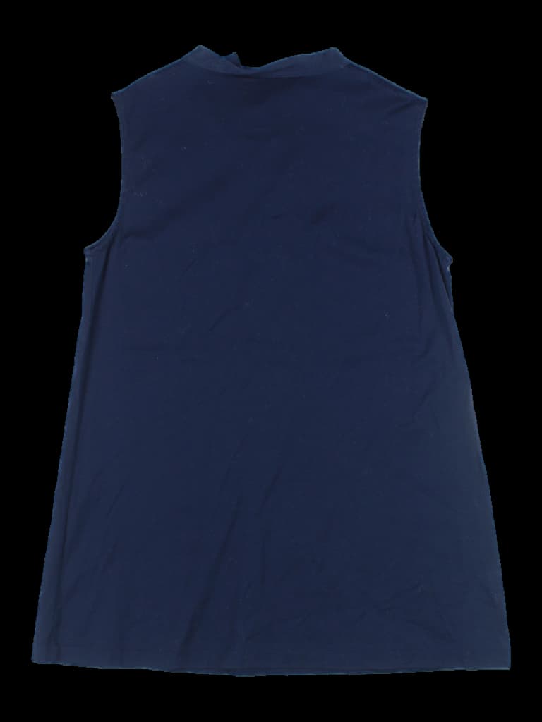 리본 민소매 티