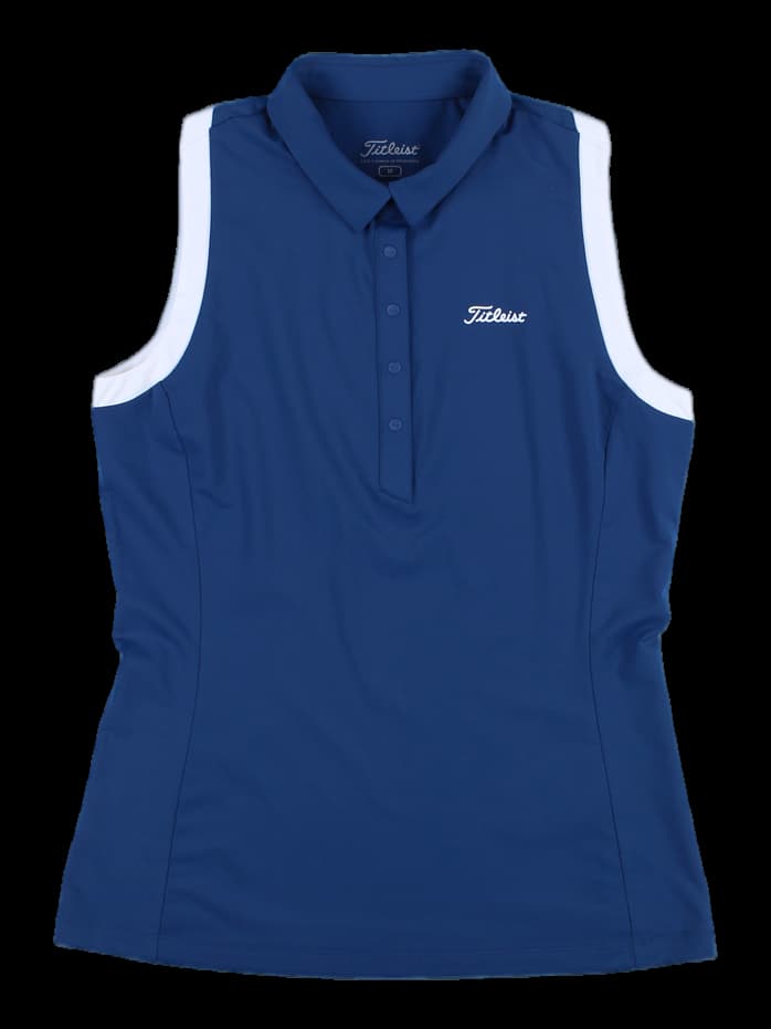 카라 민소매 티셔츠