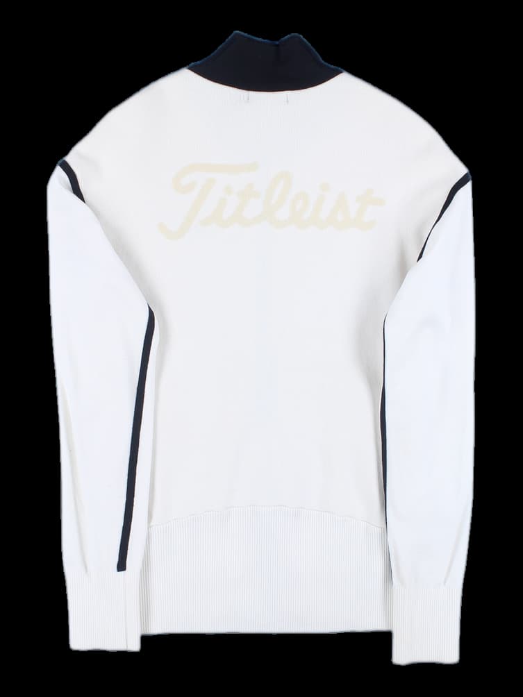 하이넥 집업 니트 자켓