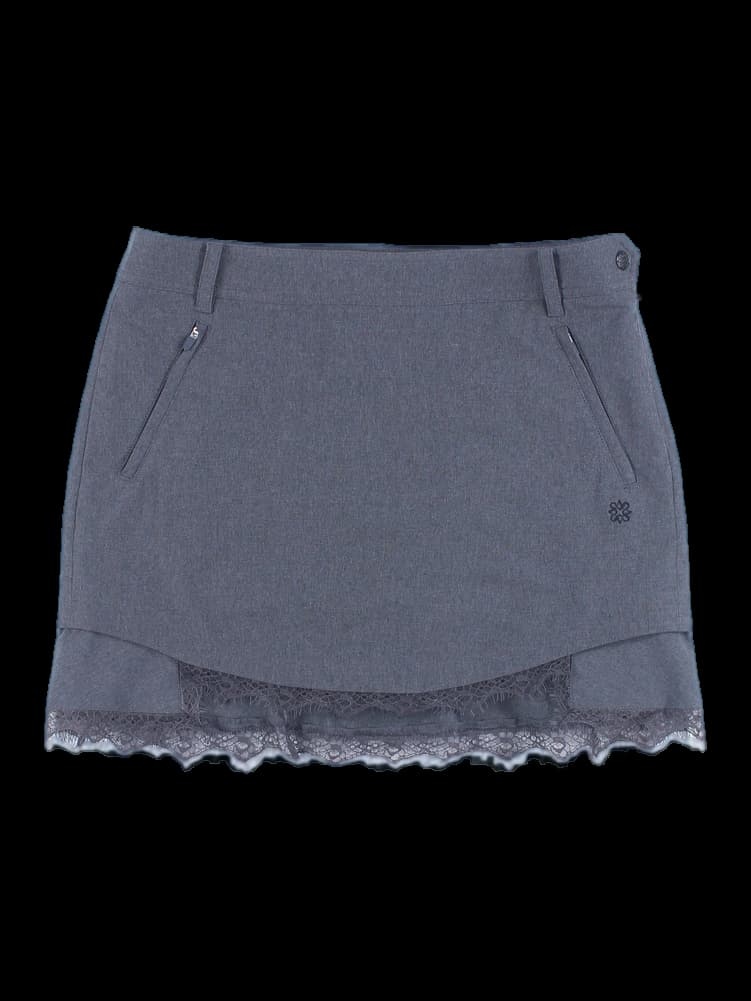 레이스 장식 스커트