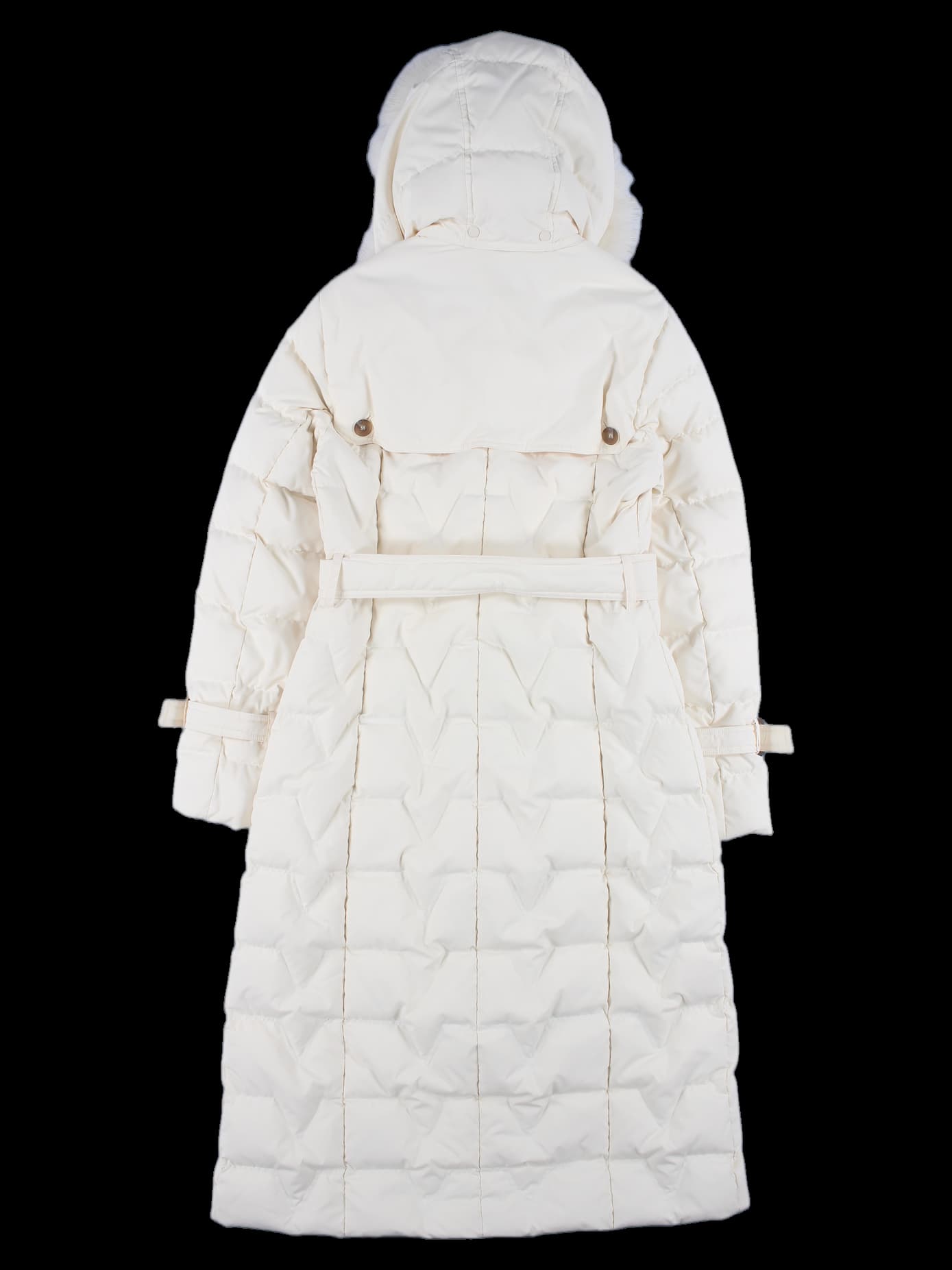 탈부착 후드 롱 패딩