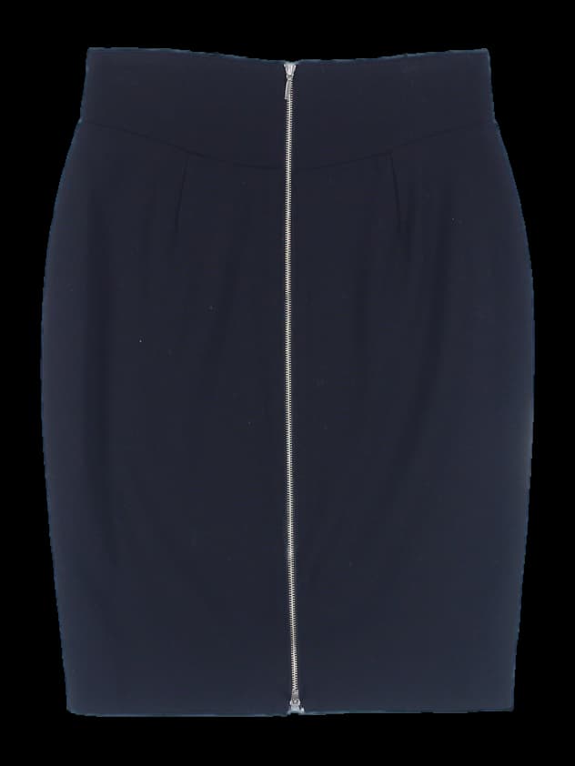 뒷 지퍼 오픈 슬림 스커트