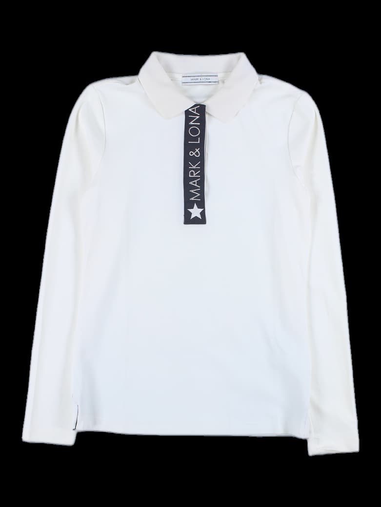 카라 히든 버튼 티셔츠